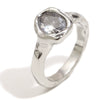 Wholesale Light Luxury Geometric Stainless Steel Electroplated 18K Gold Ring For Women