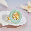 Wholesale Light Luxury Geometric Stainless Steel Electroplated Starfish Ring Accessories For Women
