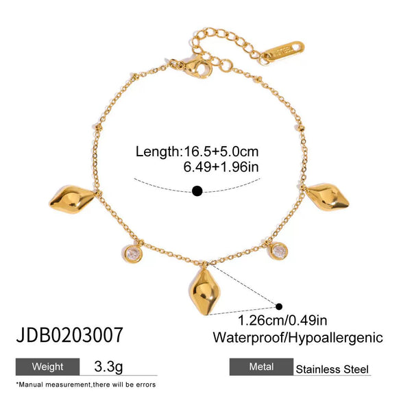 Wholesale Light Luxury Geometric Stainless Steel Electroplated Women's Ring