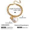 Wholesale Light Luxury Geometric Stainless Steel Electroplated Women's Ring