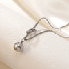 Wholesale Light Luxury Geometric Stainless Steel Gold Plated Ball Bead Necklace For Women