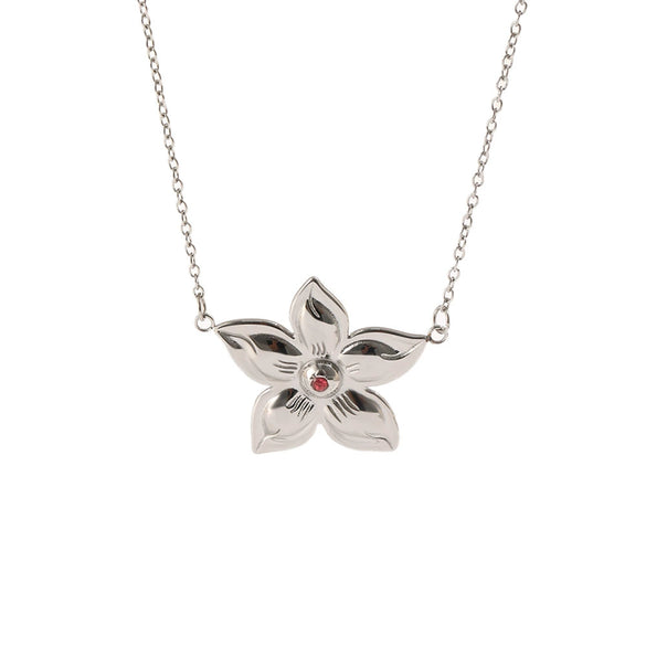Wholesale Light Luxury Geometric Stainless Steel 18K Gold Plated Pendant Necklace For Women