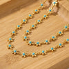 Wholesale Light Luxury Geometric Stainless Steel 18K Goldplated Necklace For Women