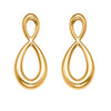 Wholesale Light Luxury Geometric Stainless Steel 18K Goldplated Stud Earrings For Women