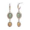 Wholesale Light Luxury Geometric Stainless Steel Vacuum Plated Earrings For Women