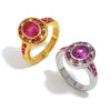 Wholesale Light Luxury Geometric Stainless Steel Vacuum Plated Ring Jewelry For Women