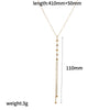 Wholesale Light Luxury Geometric Stainless Steel Vacuum Real Gold Plated Pendant Necklace For Women With Oshaped Chain