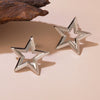Wholesale Light Luxury Geometric Stamped Stainless Steel Earrings For Women