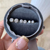 Wholesale Light Luxury Geometric 925 Sterling Silver Earrings With Zircon Inlay And Electroplating For Women