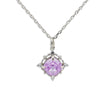 Wholesale Light Luxury Geometric Style Cross Chain Zirconium Necklace 925 Sterling Silver 14K Gold Plated For Women