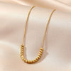 Wholesale Light Luxury Goldplated Stainless Steel Insectpatterned Ochain Necklace
