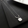 Wholesale Light Luxury H Letter Pendant Necklace For Women Titanium Steel Geometric Design Snake Bone Chain Electroplated Non Fading Shell Neck Chain
