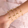 Wholesale Light Luxury High Sense Love Butterfly Stainless Steel Zircon Bracelet With Geometric Pattern And Electroplating Design For Women