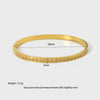 Wholesale Light Luxury Inlaid Zircon 18K Gold Plated Titanium Steel And Stainless Steel Bracelet For Women