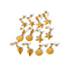 Wholesale Light Luxury Marine Series Stainless Steel Shell Earrings With 18K Gold Starfish Design Electroplated For Women