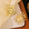 Wholesale Light Luxury Minimalist Geometric Electroplated Stainless Steel Earrings For Women