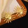 Wholesale Light Luxury Minimalist Geometric Electroplated Stainless Steel Earrings For Women