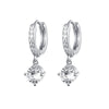 Wholesale Light Luxury Natural Drop Shape Copper Plated With Real Gold Earrings