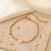 Wholesale Light Luxury Natural Heart Geometric Electroplated Titanium Steel Women's Bracelet