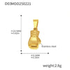 Wholesale Light Luxury Natural Style Stainless Steel Electroplated 18K Real Gold Ferris Wheel Pendant With Heart Flower Animal Zodiac Patterns Jewelry Accessories