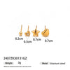 Wholesale Light Luxury Niche Ins Style Minimalist Women's Stainless Steel And Titanium Steel Jewelry Set Goldplated Electroplated Sweater Chain Necklace And Accessories