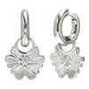 Wholesale Light Luxury Retro Geometric Flower Stainless Steel Electroplated Earrings For Women
