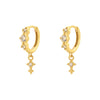 Wholesale Light Luxury Rhombus Geometric Style S925 Silver Electroplated Earrings For Women