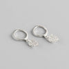 Wholesale Light Luxury S925 Sterling Silver Leaves Electroplated Earrings For Women