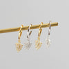 Wholesale Light Luxury S925 Sterling Silver Leaves Electroplated Earrings For Women