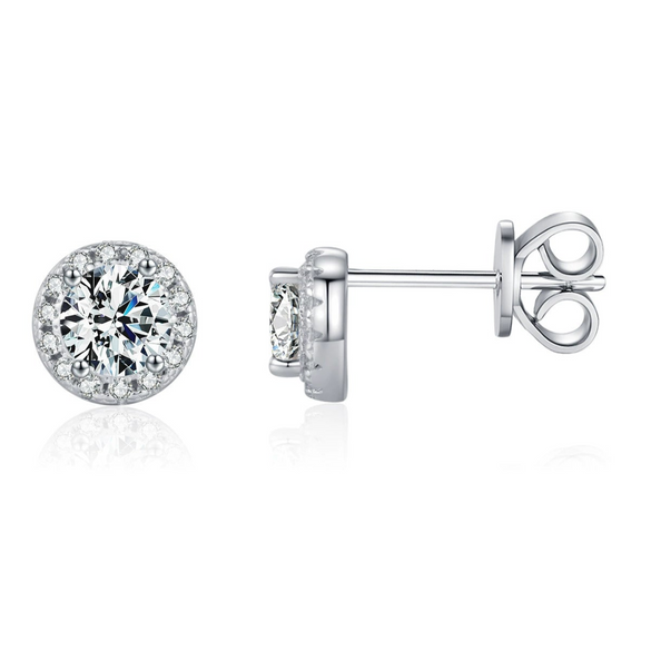 Wholesale Light Luxury Shining Drops Geometric Earrings For Women S925 Sterling Silver With Heart And Drop Shape Mosan Diamond