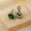 Wholesale Light Luxury Simple Copper Inlaid Zircon Geometric Ear Clip Earrings For Women