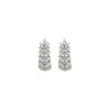 Wholesale Light Luxury Simple Copper Inlaid Zircon Geometric Earrings For Women