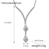 Wholesale Light Luxury Snake Head Pendant Opening Elastic Bracelet With Gold Plated Titanium Steel Snake Bone Chain Set