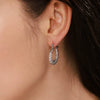 Wholesale Light Luxury 316L Stainless Steel Geometric Wheat Ear Earrings With Electroplating For Women