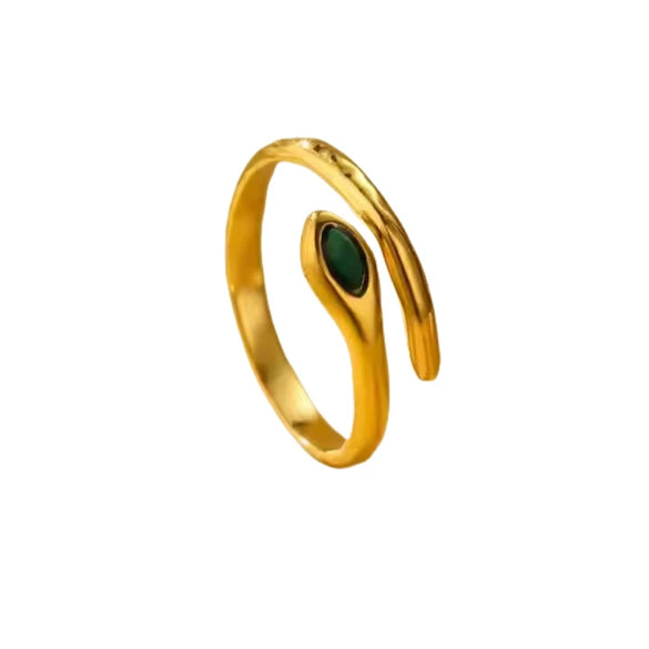 Wholesale Light Luxury Stainless Steel Ring With Electroplating Treatment Internet Celebrity Style