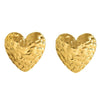 Wholesale Light Luxury Stamped Stainless Steel Heartshaped Geometric Women's Earrings