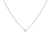 Wholesale Light Luxury Sterling Silver 14K Gold Plated Zircon Cross Chain Necklace For Women