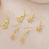 Wholesale Light Luxury Style Christmas Tree Snowman Snowflake Earrings For Women Copper Plated With 925 Silver Ear Needles
