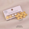 Wholesale Light Luxury Style Electroplated Stainless Steel Heart And Butterfly Flower Earrings For Women