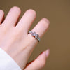 Wholesale Light Luxury Style Geometric Gold Plated Copper Electroplated Ring For Women