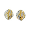 Wholesale Light Luxury Style Geometric Stainless Steel Gold Electroplated Earrings For Women