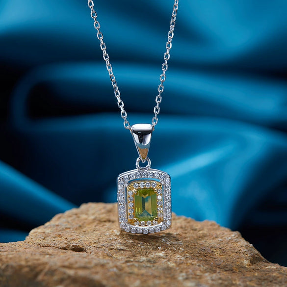 Wholesale Light Luxury Style Geometric Ushaped Natural Gemstone Inlaid S925 Sterling Silver Women's Earrings