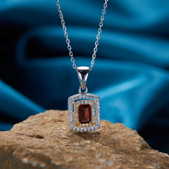 Wholesale Light Luxury Style Geometric Ushaped Natural Gemstone Inlaid S925 Sterling Silver Women's Earrings