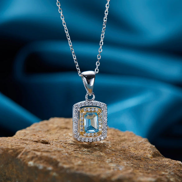 Wholesale Light Luxury Style Geometric Ushaped Natural Gemstone Inlaid S925 Sterling Silver Women's Earrings