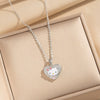 Wholesale Light Luxury Style Geometric Wave Pattern 18K Gold Plated Copper Pendant O Word Chain Necklace For Women