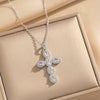 Wholesale Light Luxury Style Geometric Wave Pattern 18K Gold Plated Copper Pendant O Word Chain Necklace For Women