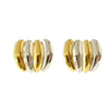Wholesale Light Luxury Style Gold And Silver Colorblocking Geometric Stainless Steel Electroplated Earrings For Women
