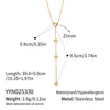 Wholesale Light Luxury Style Heart Water Drop Bell Pattern Zircon Titanium Steel Electroplated Earrings And O Word Chain Necklace Set For Women