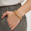 Wholesale Light Luxury Style Heartshaped Stainless Steel Electroplated Women's Bracelet