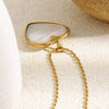 Wholesale Light Luxury Style Stainless Steel Electroplated Heart Shape Pendant Necklace For Women